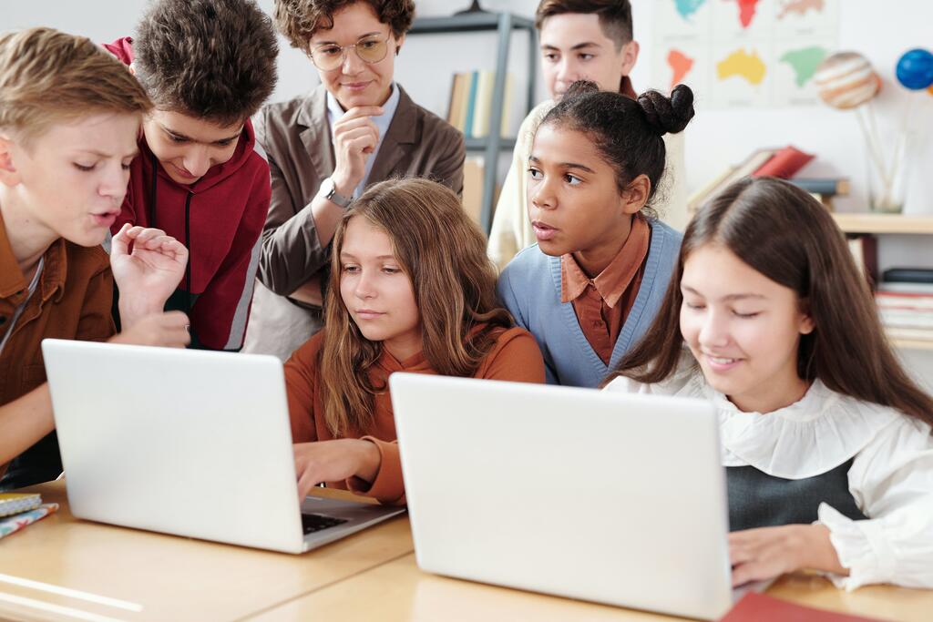 Schüler am PC